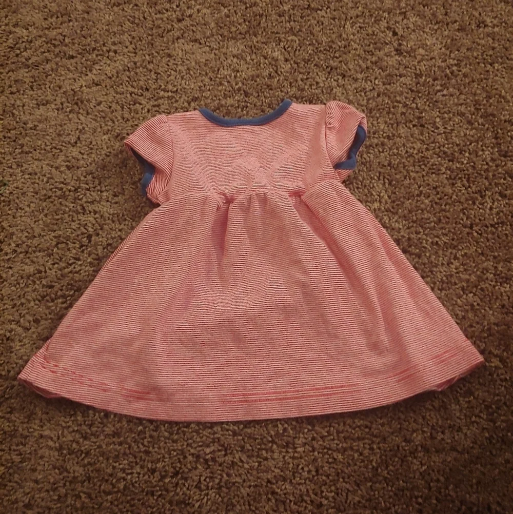 Carter's infant red white&blue 4th‎ of July shirt
